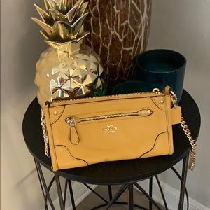 Yellow Coach Crossbody